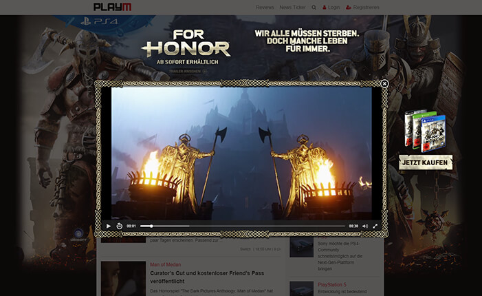 For Honor Online-Kampagne