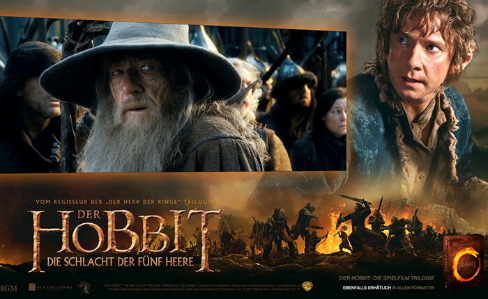 Hobbit DOOH Kampagne